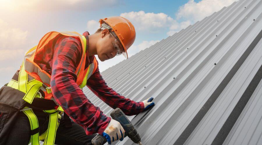 Professional metal roof installation in Felt, ID